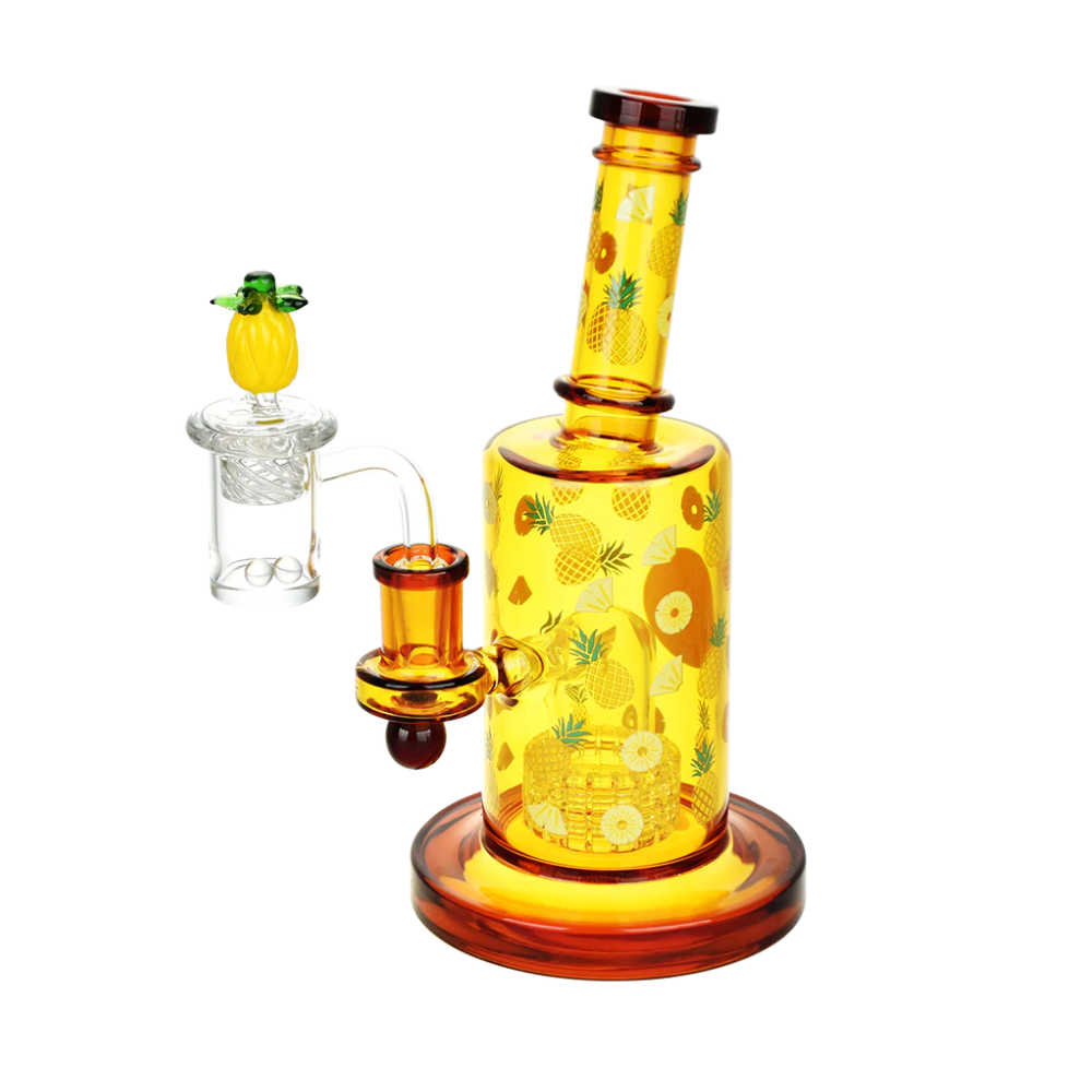 8" Pulsar Fruit Series Glow in the Dark Dab Rig Kit Smoke Arsenal